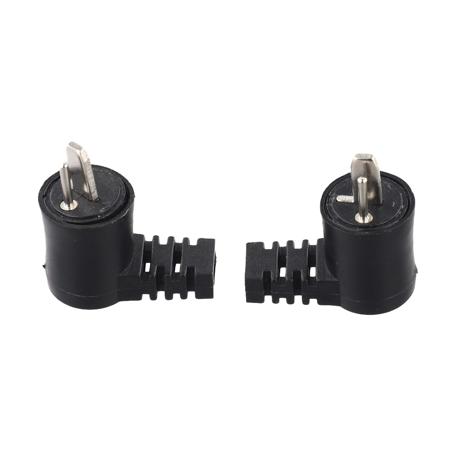 High Quality Connector 2-pin 1 Pair 2 Pcs AC 220V Audio Bend