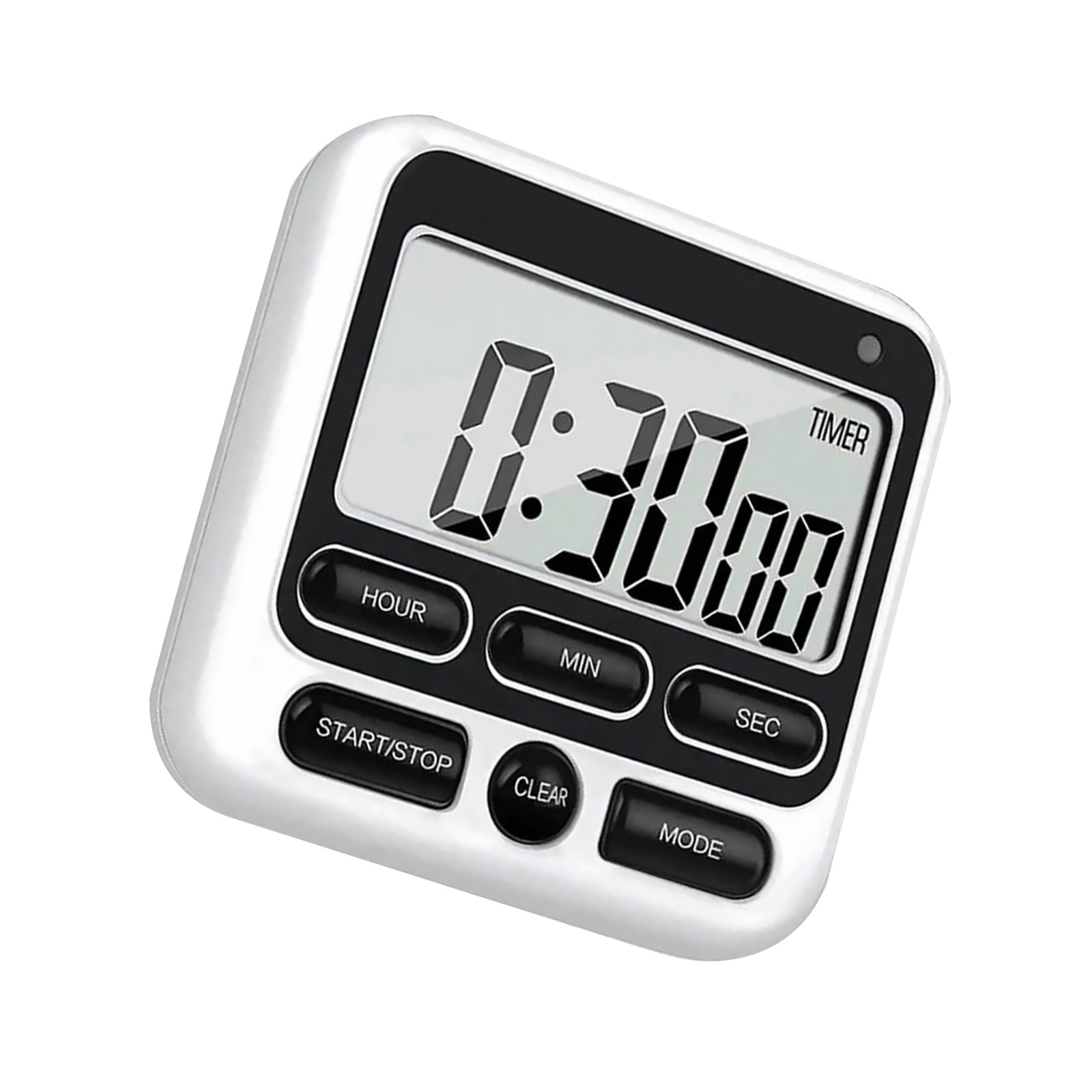 Digital Kitchen Timer 24 Hour Countdown Up Alarm Clock LCD Magnetic Stand Hook