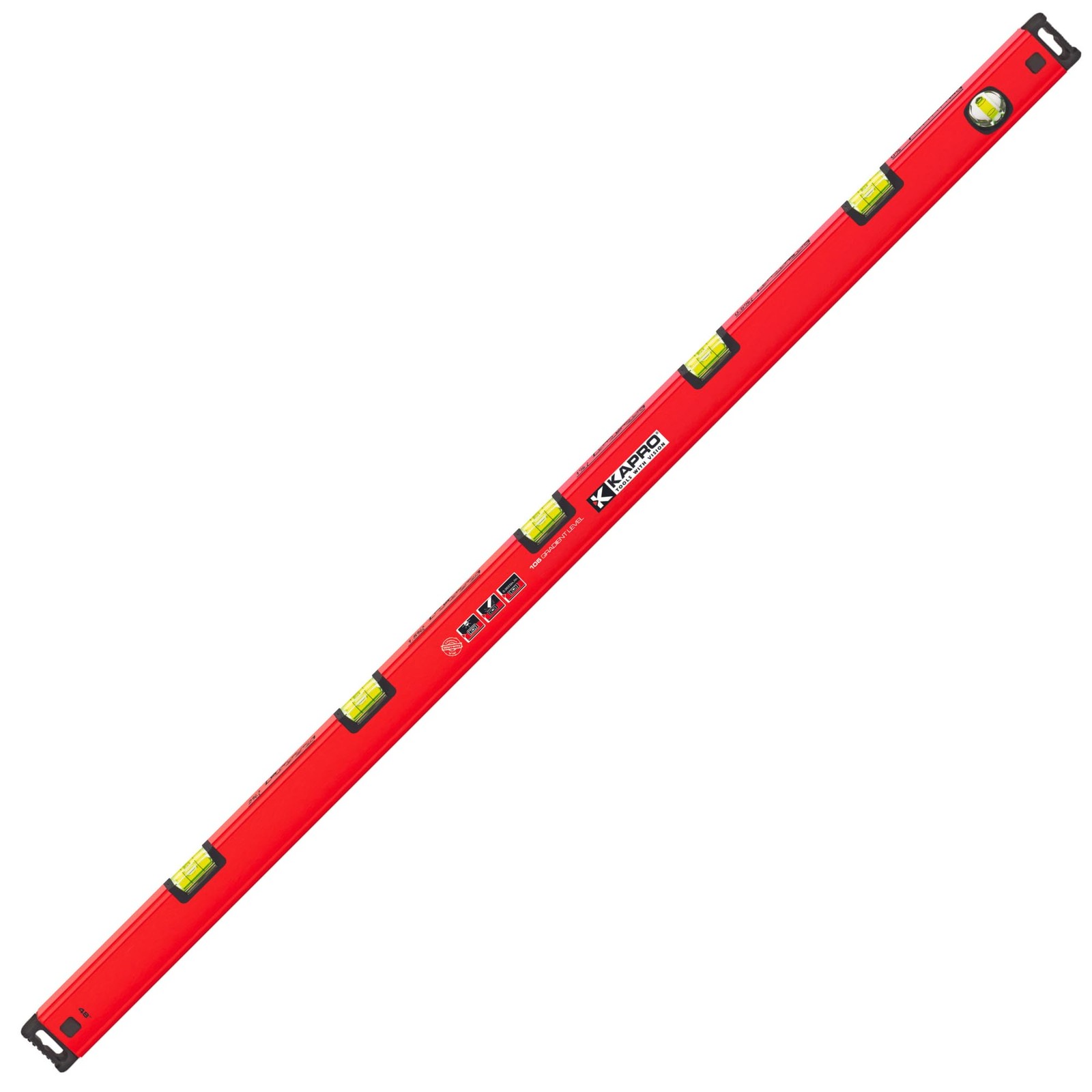 Kapro - 105 Topgrade Gradient Box Level - with Slope 48-Inch, Red