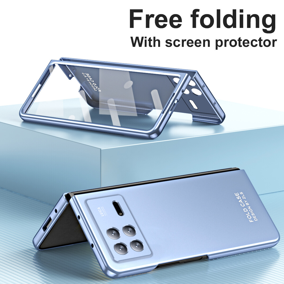 For Xiaomi Mix Fold 3, Luxury Slim Hard PC Hybrid Tempered Glass Cover Case