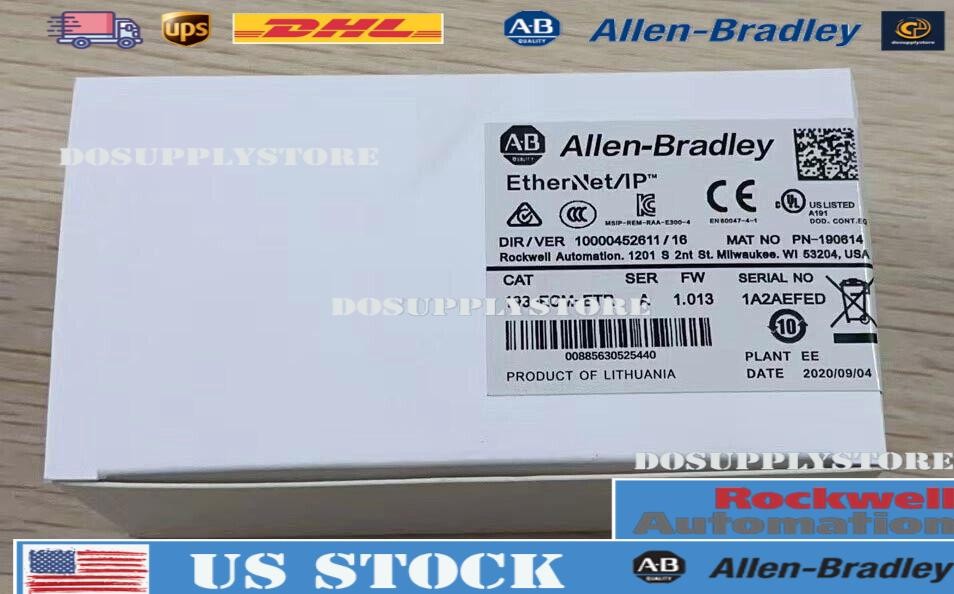 193-ECM-ETR New Factory Sealed for AB Ser A Ethernet / Ip Comm Module 193ECMETR