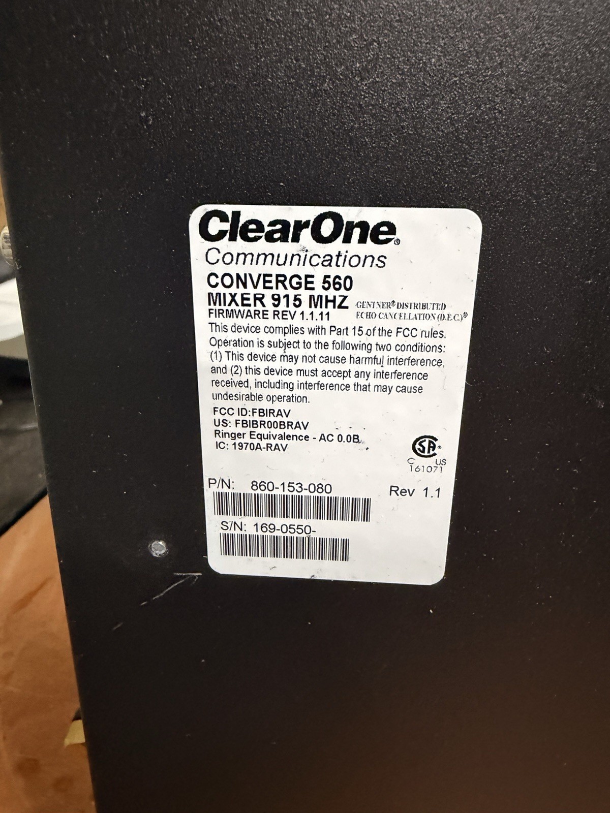 ClearOne Converge Lot | 560, Control Console, Mic Pod