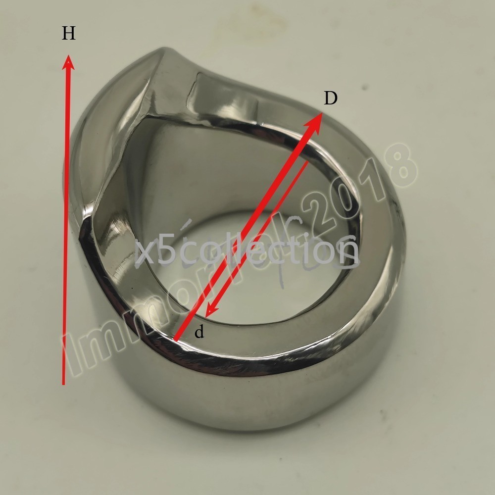 Customizable Male Stainless Steel Scrotum Ring Penis Weight Stretcher