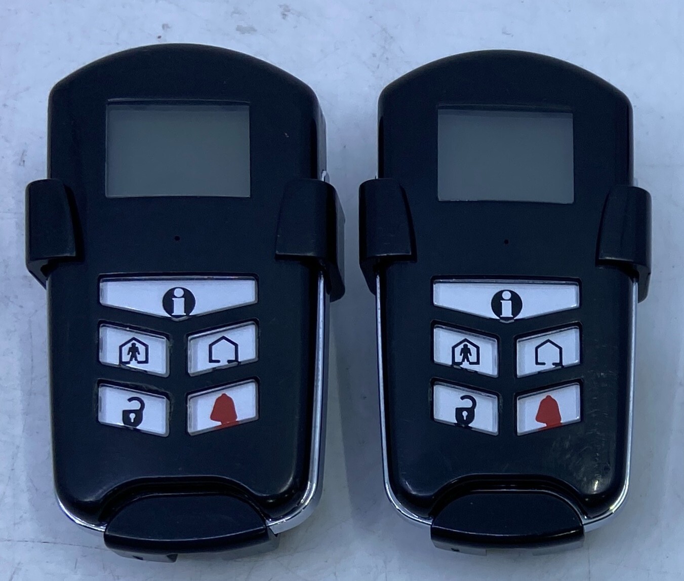 Home Security Alarm Transmitter Remote Keyless FOB WT4989 Replacement Lot of 2