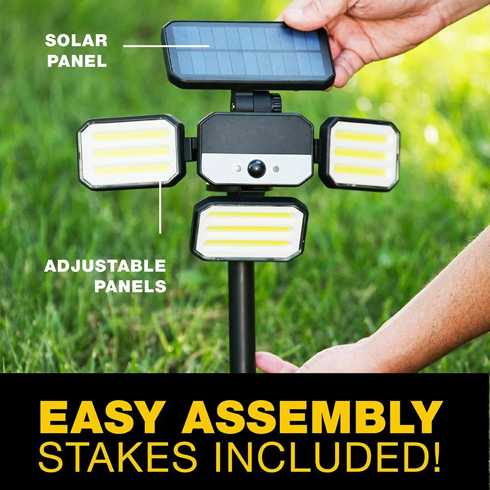 Bell + Howell Bionic Floodlight Motion Sensing Outdoor Light with Remote Control