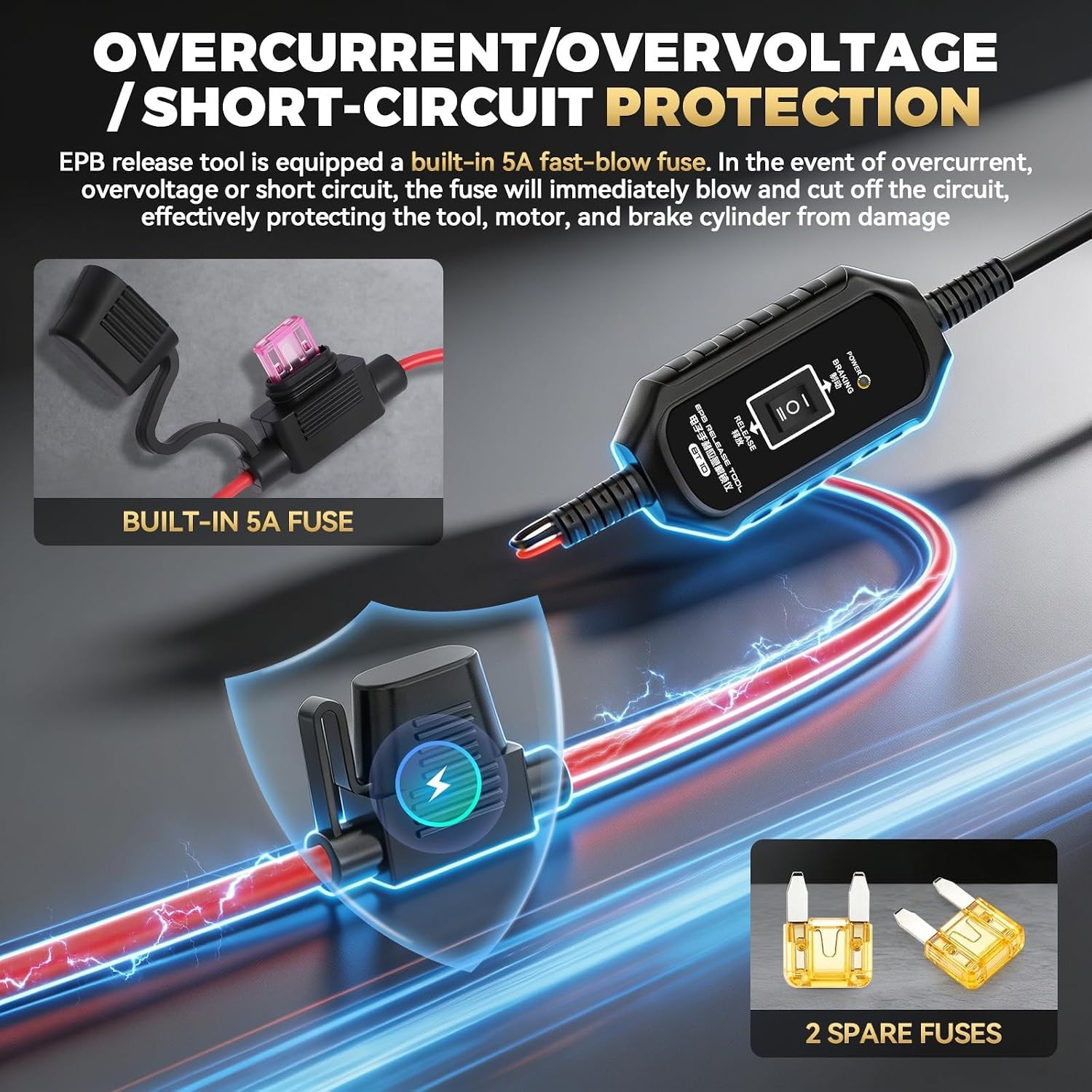 EPB Release Tool Emergency Electronic Parking Brake Release Reset Dual Channel