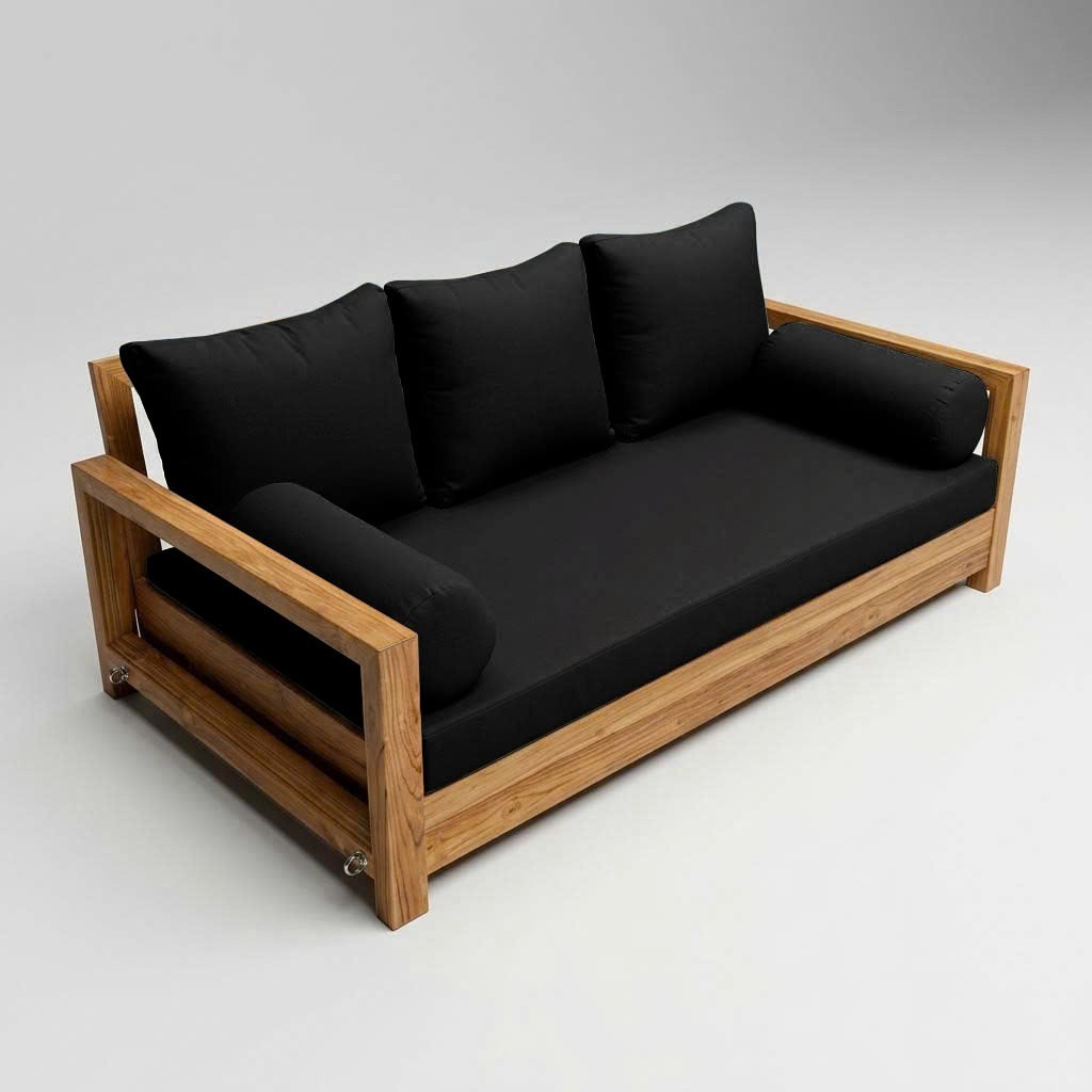 COVER ONLY STYLE 3 Mattress Pillow Daybed Porch Swing Knife Edge Crib AD108