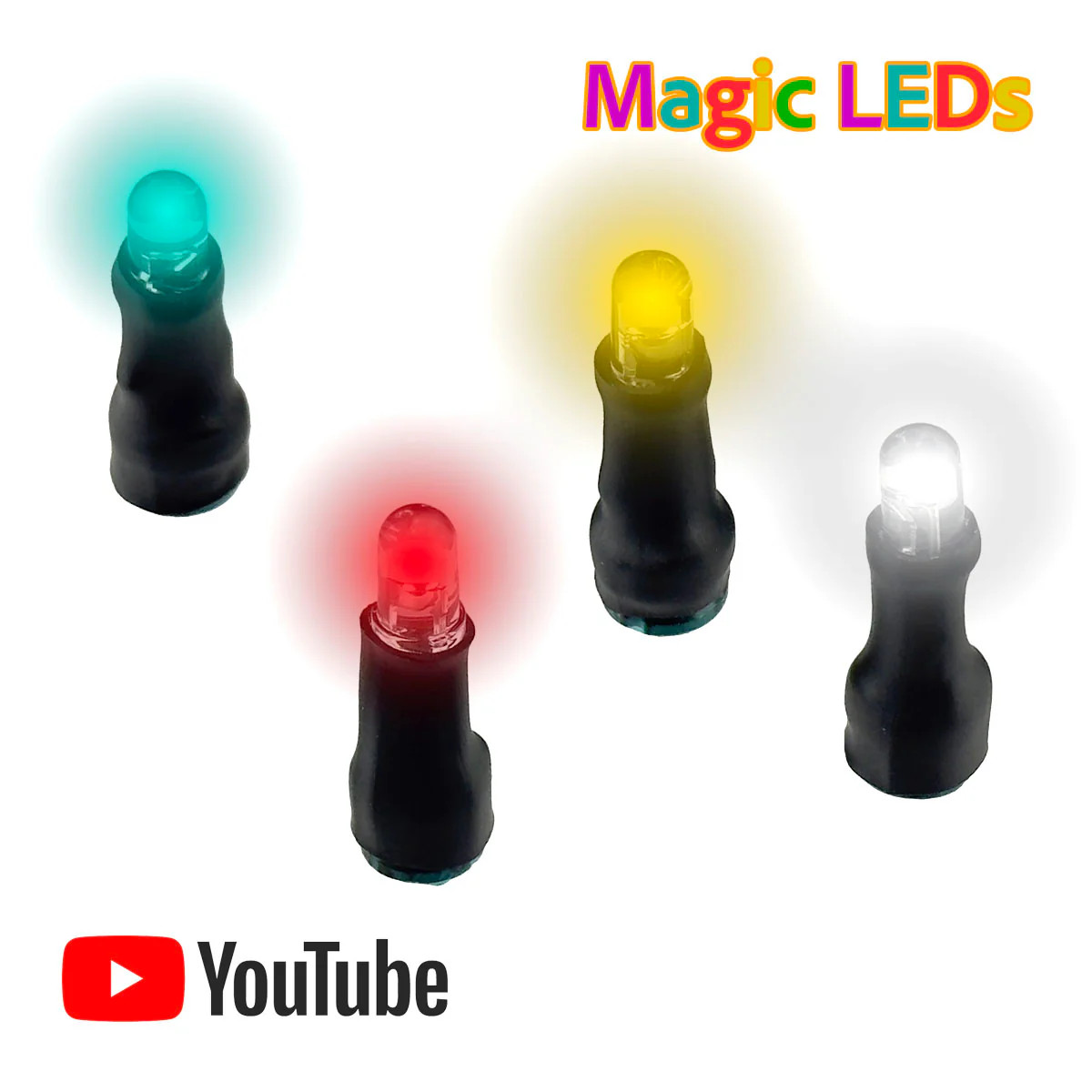 G28546E ~ (Set of 4) Colorful Magic LEDs