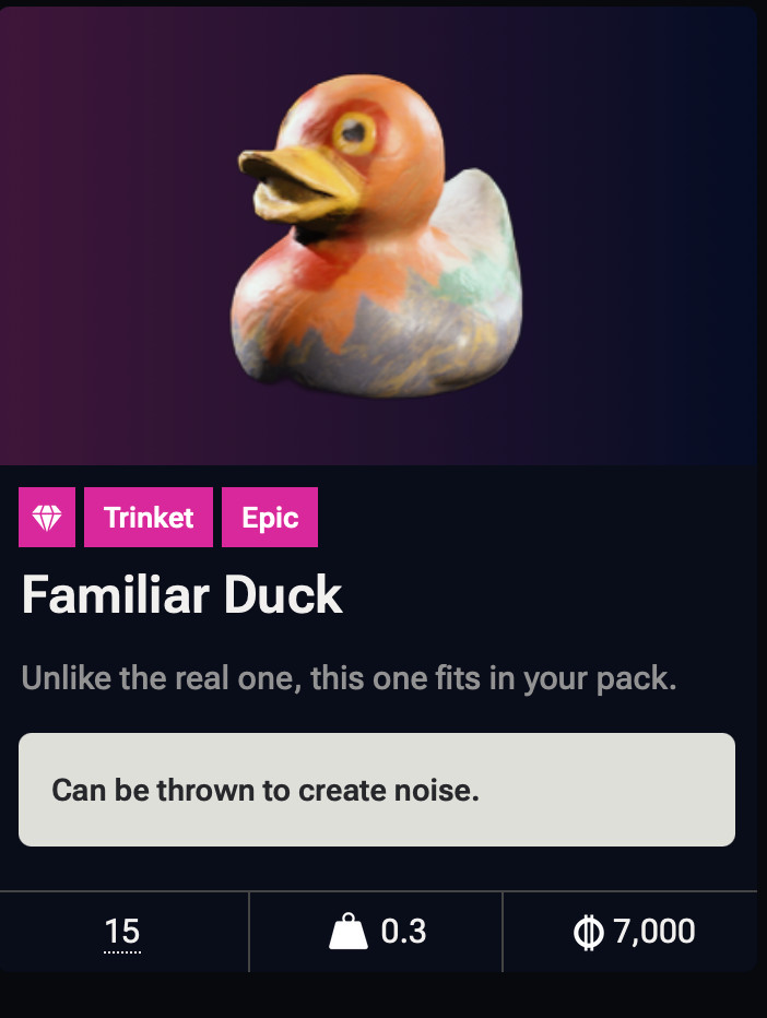 Coins Familiar Duck Arc raiders Fast delivery Cheap Safe