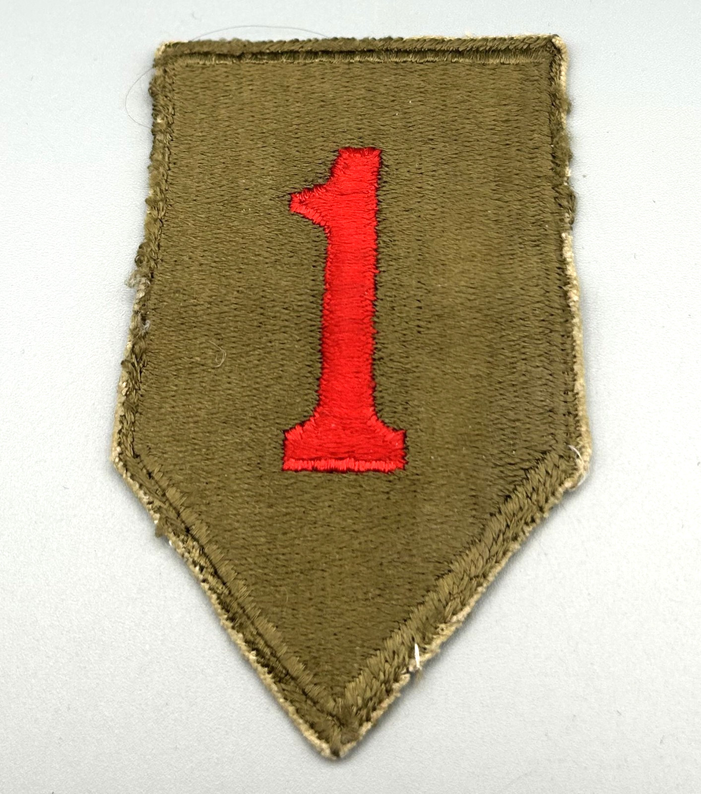 WWII 1st Infantry Division The Big Red One DI Unit Crest Patch NO GLOW