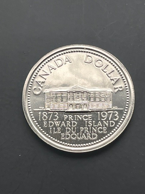 CANADA 1973 Prince Edward Island Uncirculated $1 Dollar plucked from Mint Set