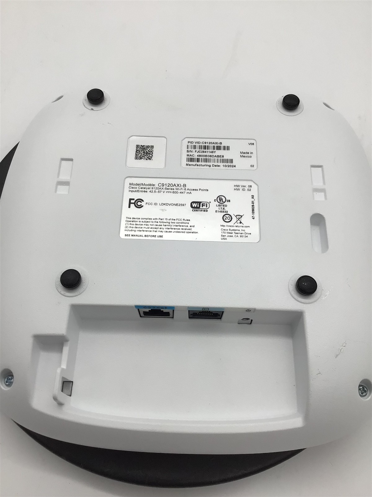 Cisco C9120AXI-B Wireless Access Point