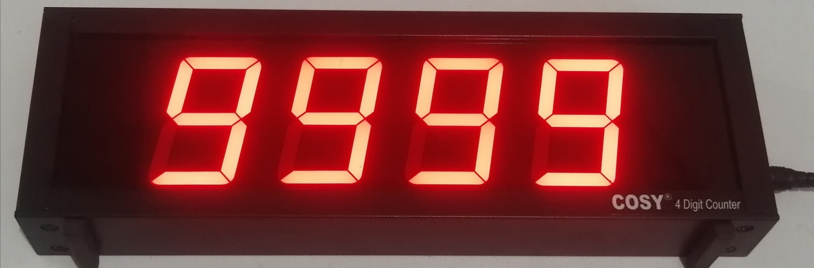 4 DIGIT - PRODUCTION COUNTER - 2.3" LED DIGITS . INDUSTRIAL PRODUCTION  DISPLAY