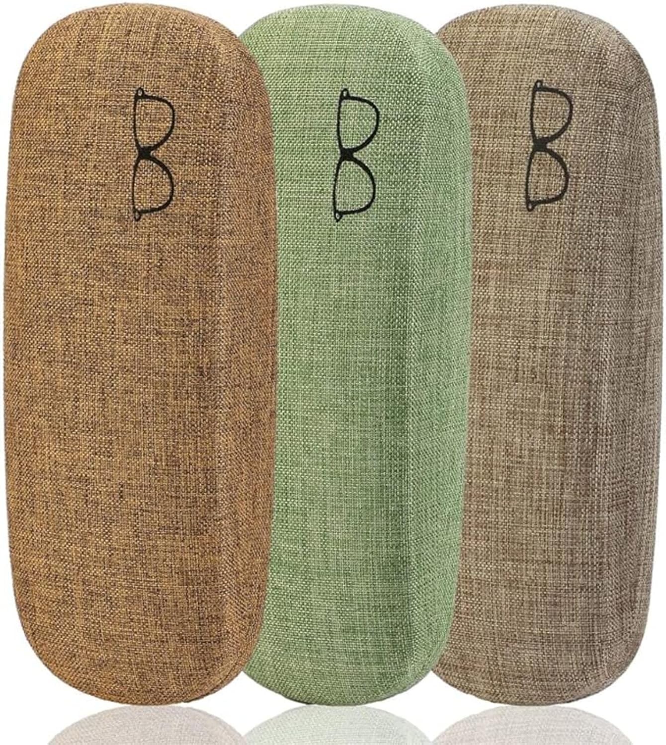 Eyeglasses Case,(6 Piece) Unisex Hard Shell Eyeglasses Cases Protective Case For