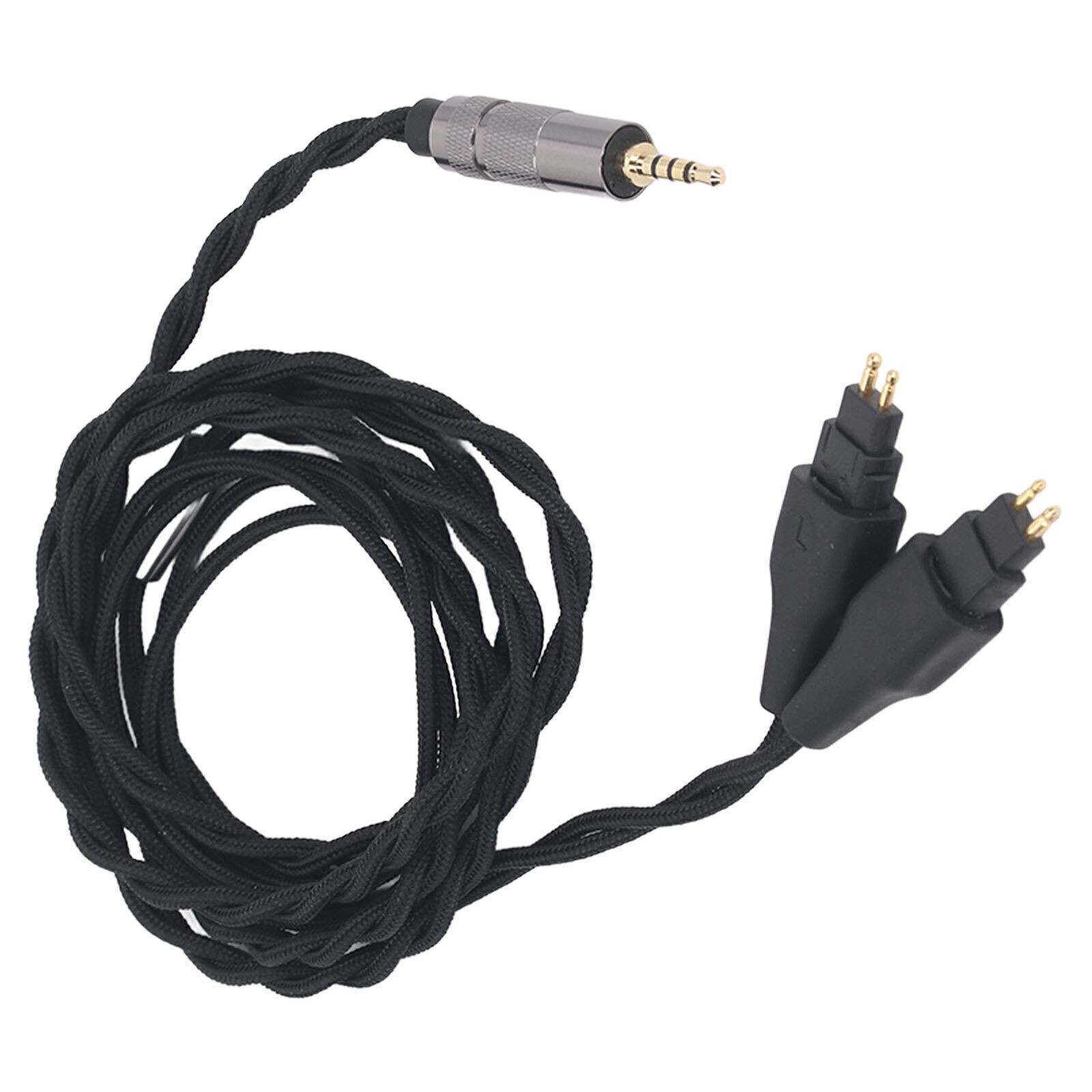 Headphone Replacement Cable 2.5mm Balanced Plug Silver Plated Copper Headset .