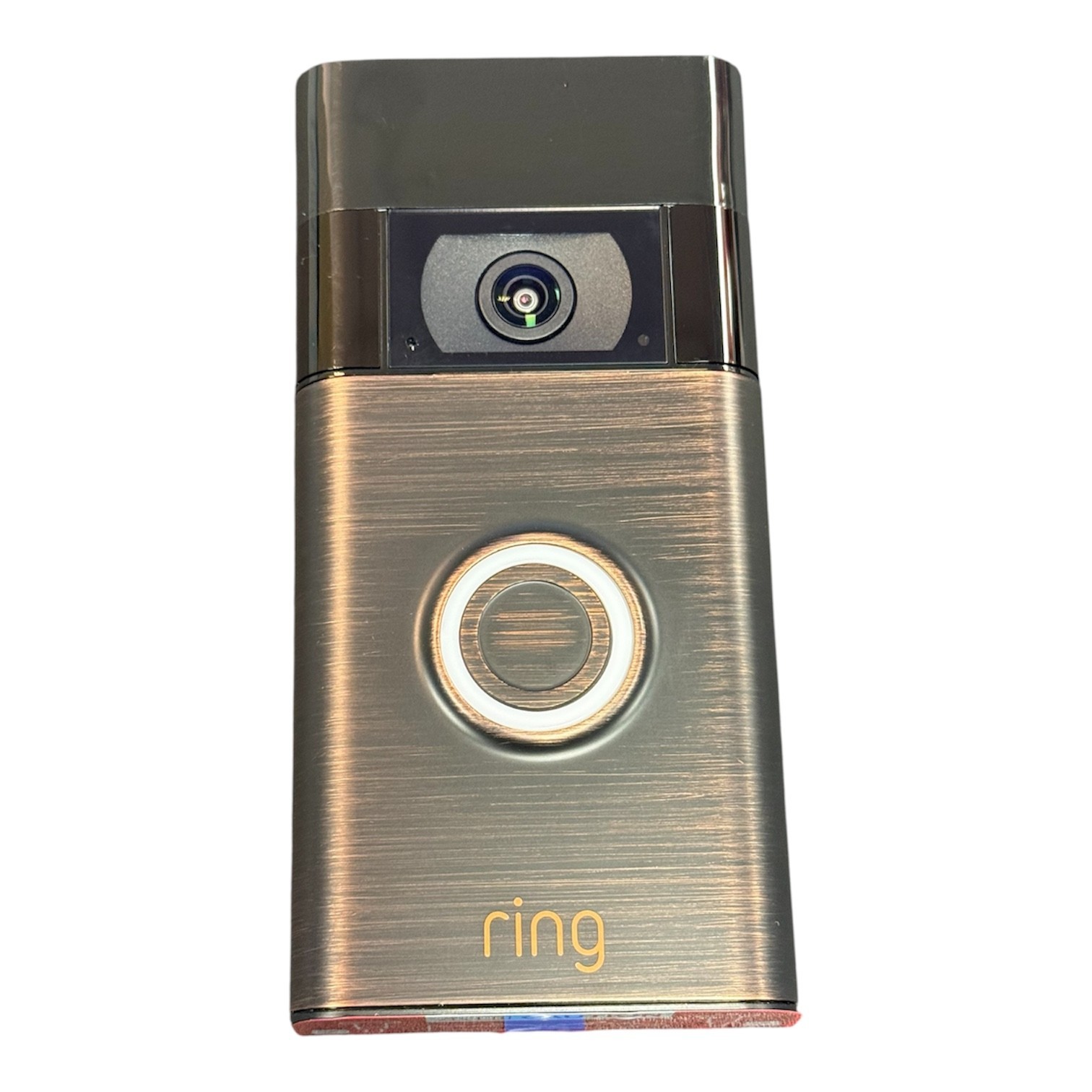 Ring Video Doorbell 2nd Gen Venetian Bronze Open Box Charger Included