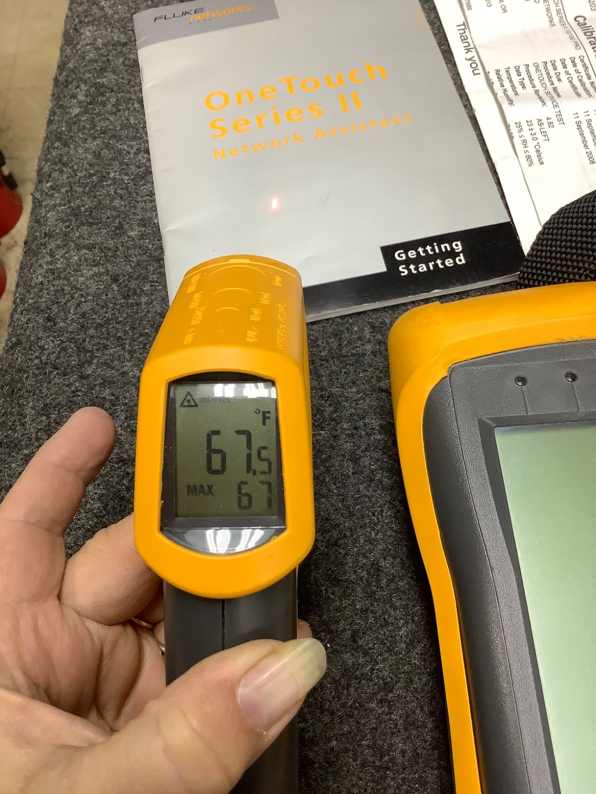 FLUKE, ONE TOUCH SERIES II NETWORK ASSISTANT (SEE DESCRIPTION FOR OTHER ITEMS)