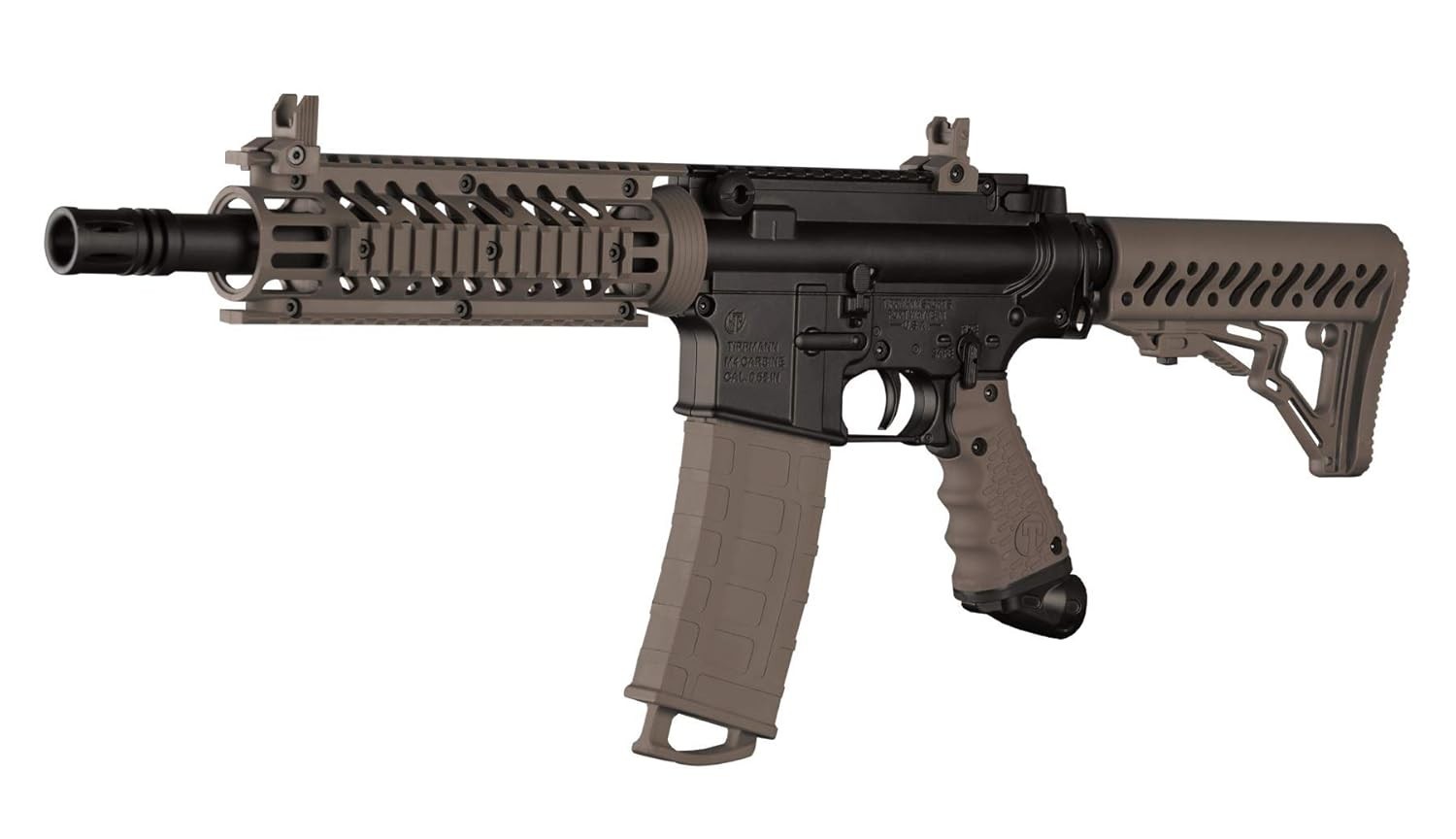 Tippmann TMC Semi-Automatic .68 Caliber Black Tan Paintball Marker 16400