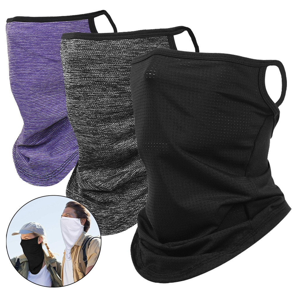 Neck Gaiter Bandana Face Mask Cooler UV Sun Protection Cooling Gator Head Shield