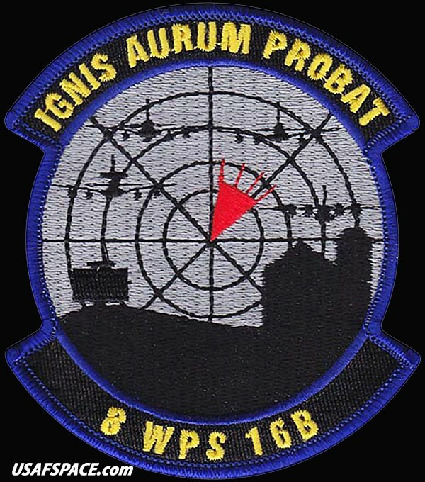 USAF 8TH WEAPONS SQ -8 WPS- Nellis AFB, NV- ORIGINAL VEL PATCH