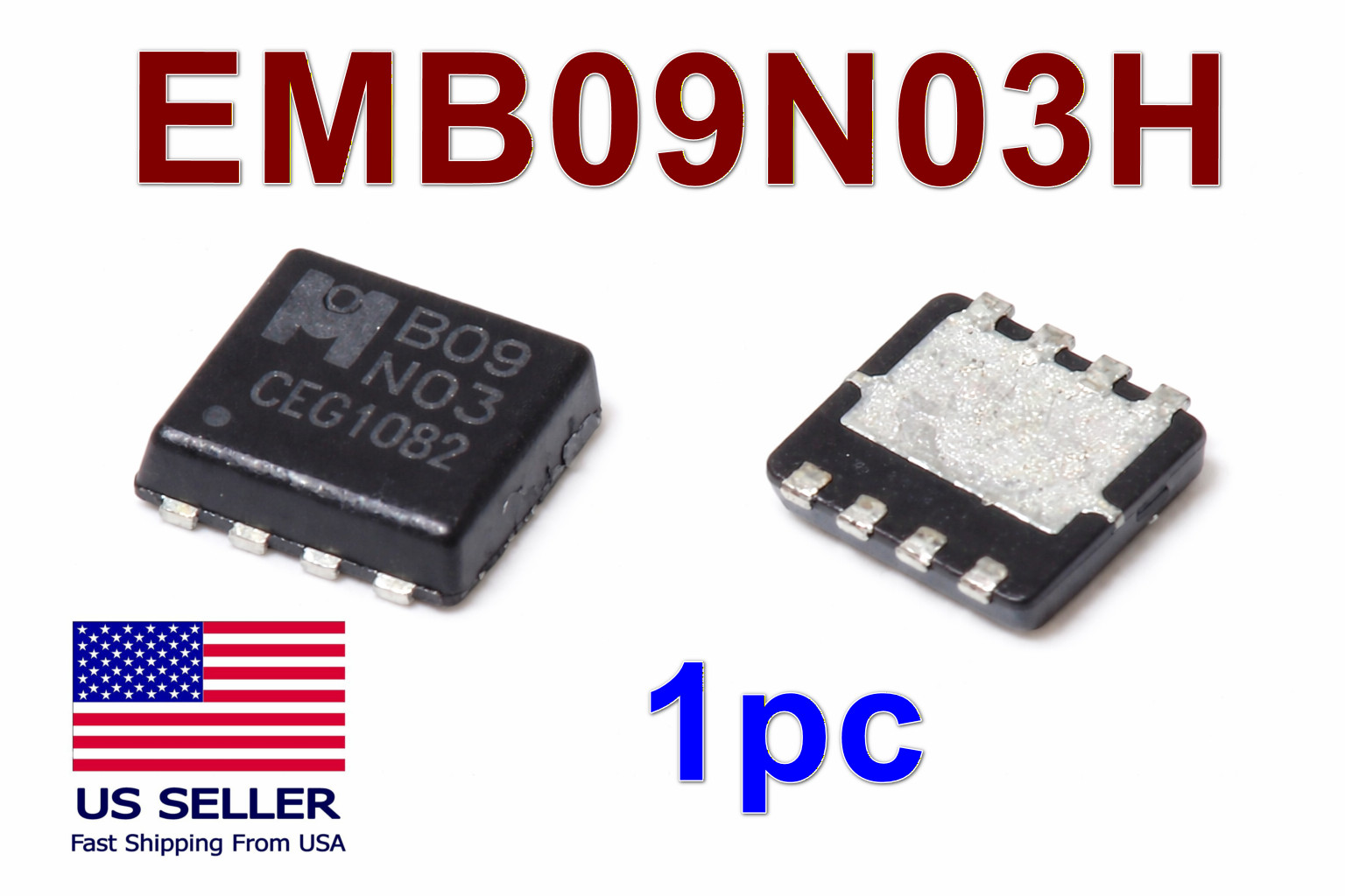 1pc EMB09N03, EMB09N03H, EMB09N03V  IC Chip FAST US SHIPPING