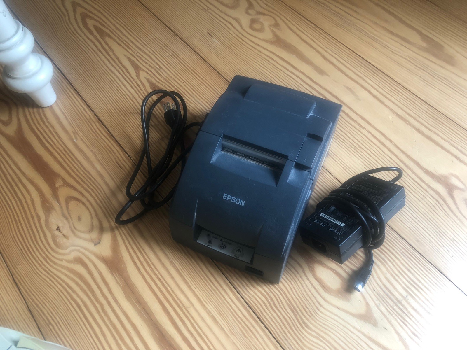 Epson TM-U220D M188D Gray Durable USB Ethernet Dot-Matrix Impact Receipt Printer