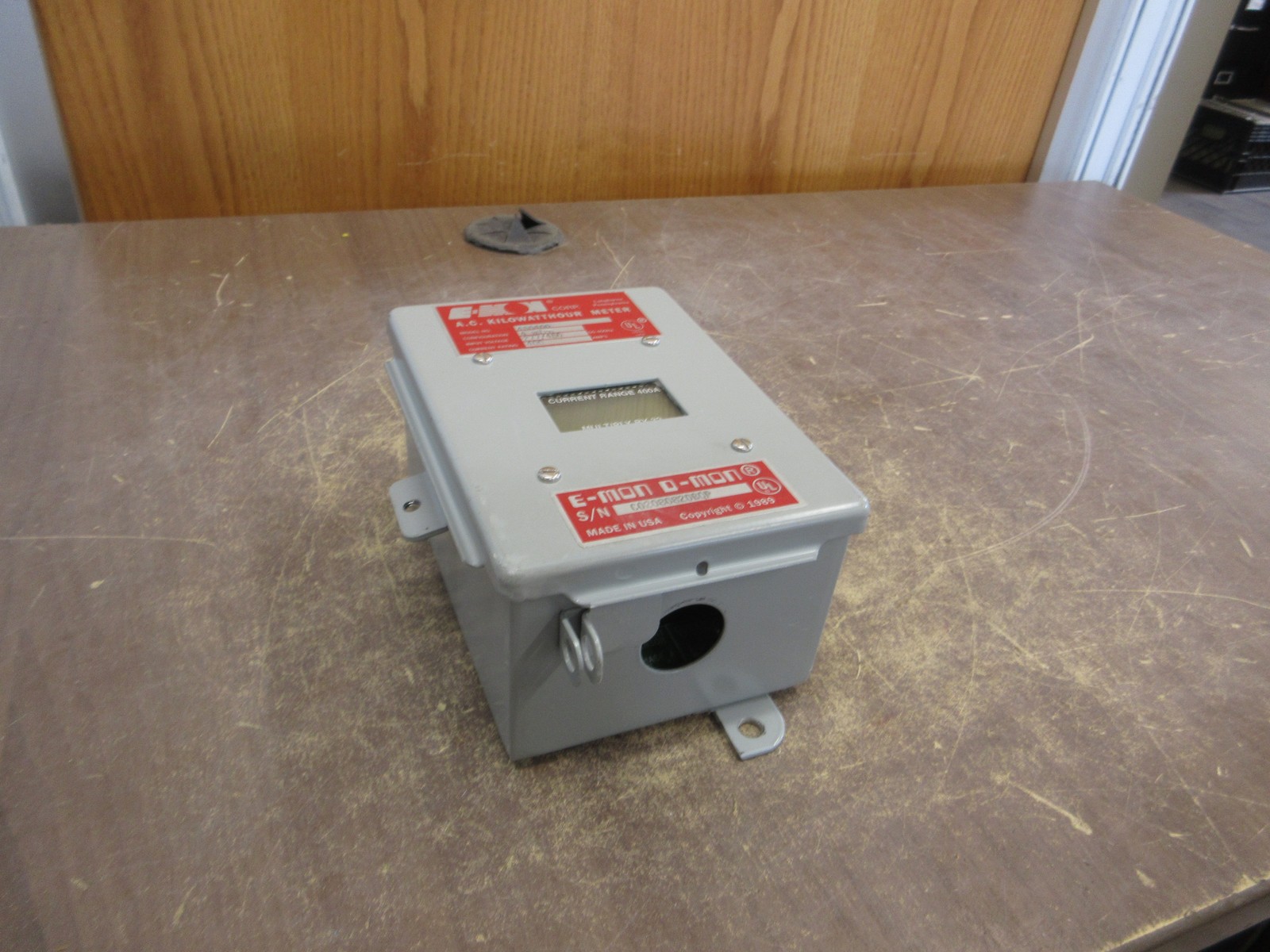 E-Mon D-Mon AC Kilowatthour Meter 480400 400A 277/480V 4W 50-400Hz Used