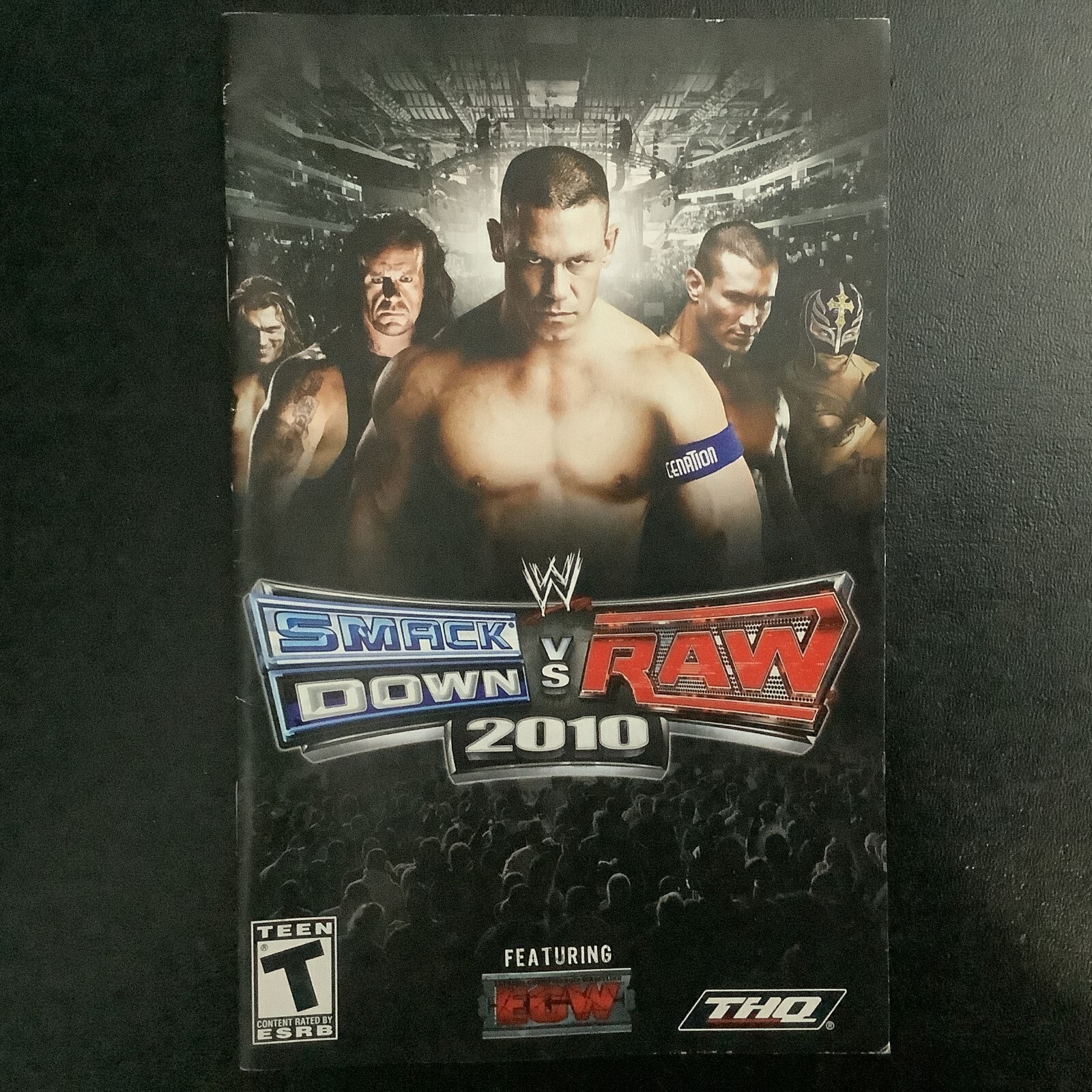 WWE Smackdown vs. RAW 2010 PS2 PlayStation 2 Instruction Manual Only