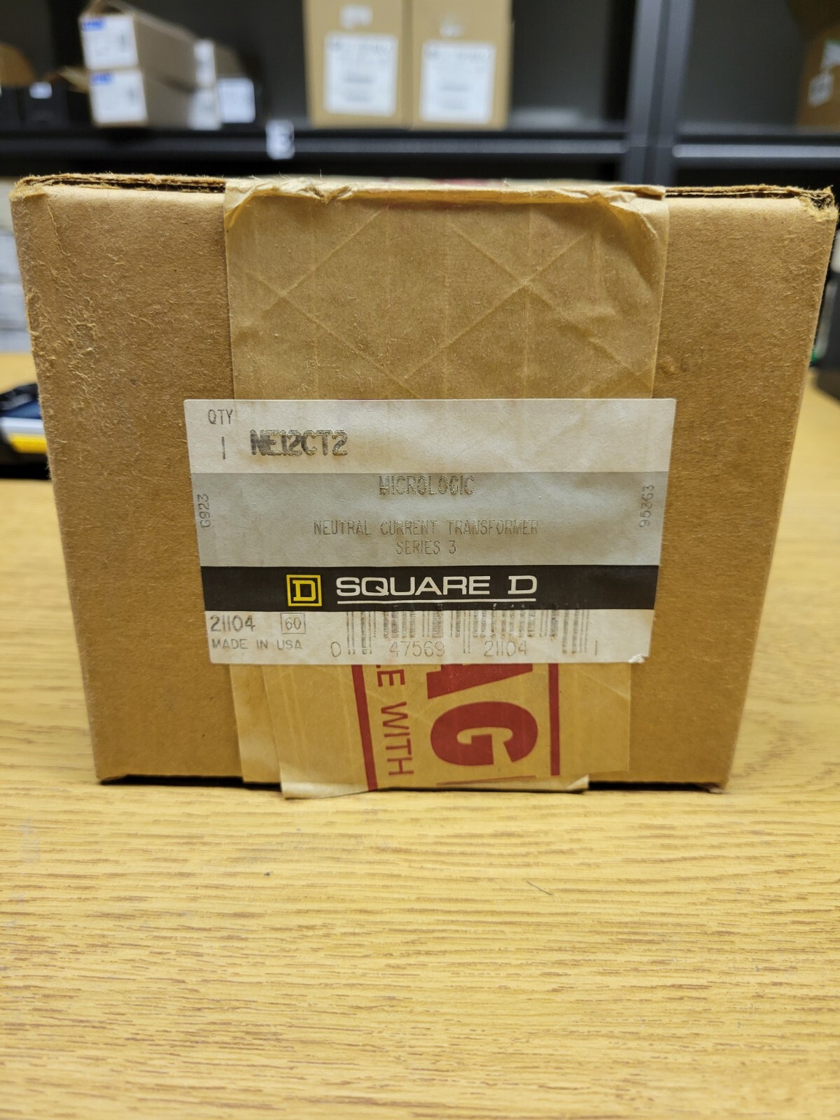 Square D NE12CT2 Neutral Current Transformer-New
