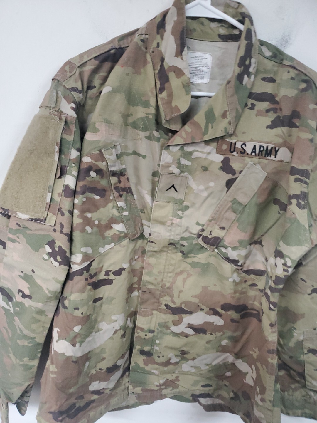 USGI Scorpion W2 OCP Combat Uniform top jacket medium Regular  50/50 Stain