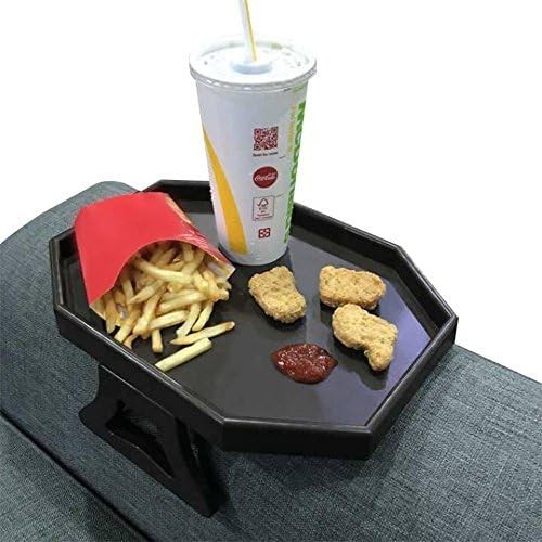 Sofa Arm Clip Table, Armrest Tray Table, Drinks/Remote Control/Snacks Holder ...