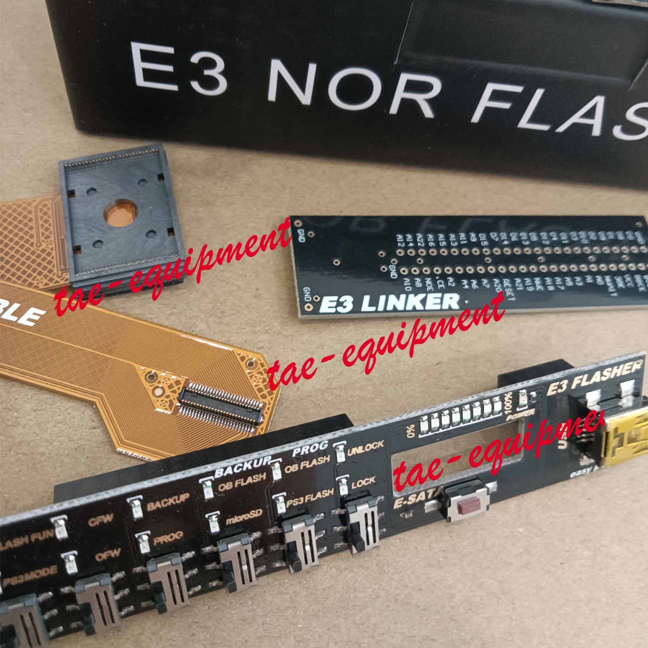 New E3 Nor Flasher E3 Paperback Edition Downgrade Tool One Year Warranty