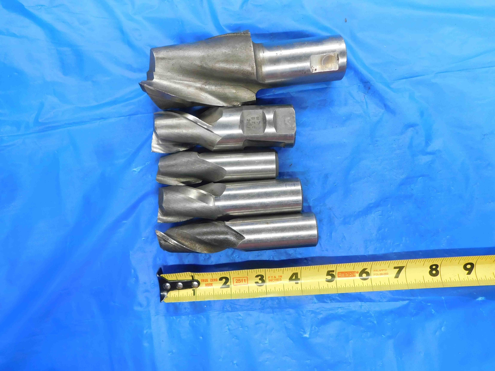 5PCS SQUARE HSS END MILL VARIOUS CUTTING DIAMETERS FROM 1" - 2" 2 FLUTES 1.0 2.0