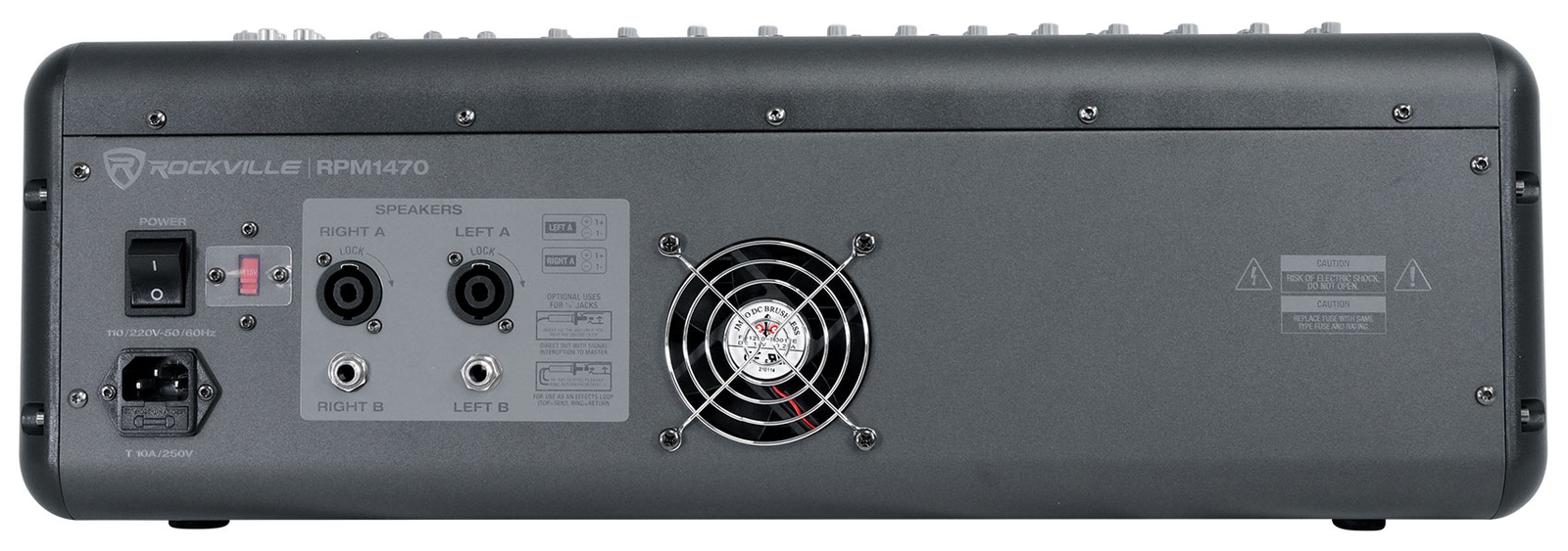 Rockville RPM1470 14 Channel 6000w Amplifier Mixer USB, Effects/14 XDR2 Mic Pres