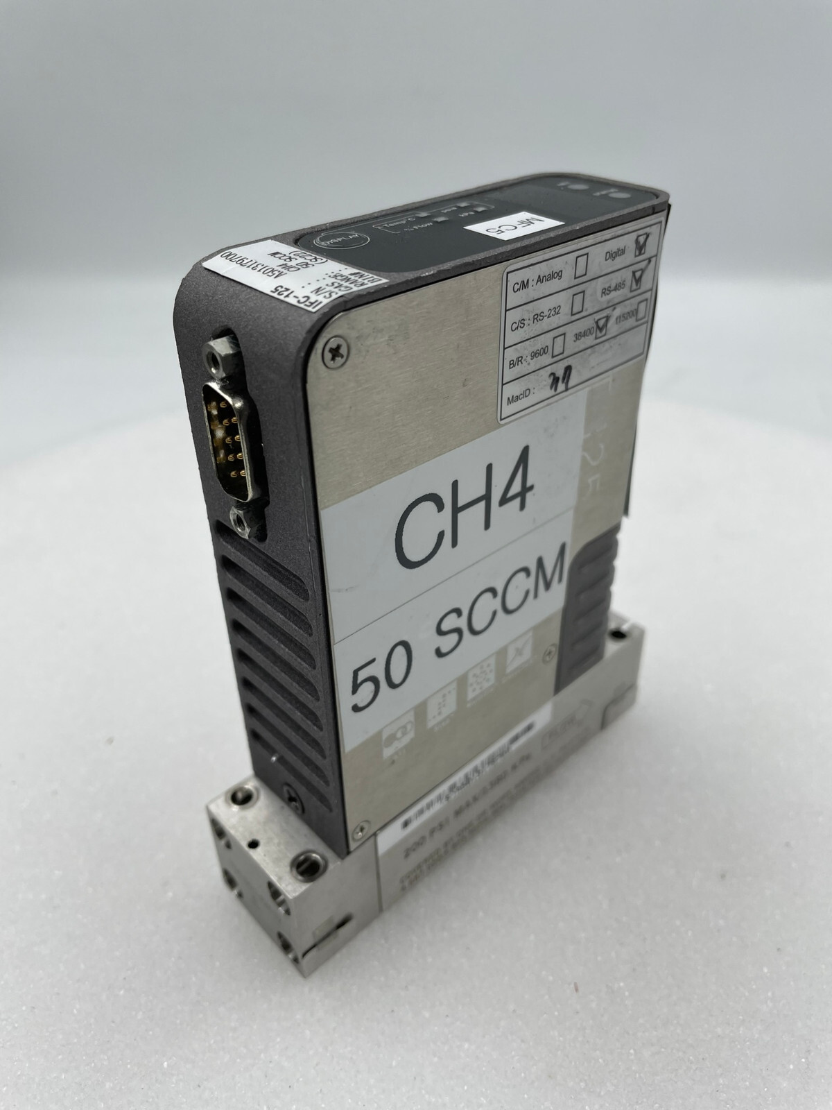 Brooks IFC-125 Mass Flow Controller 50 SCCM CH4