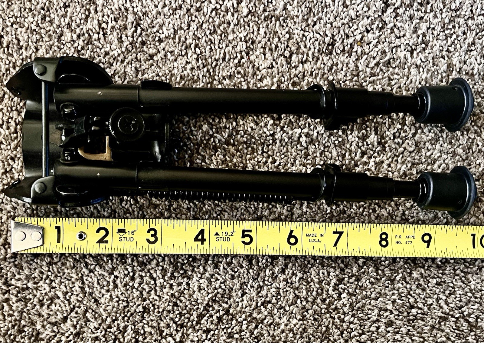 Caldwell 9"-13" Bipod, Fixed Model -Black