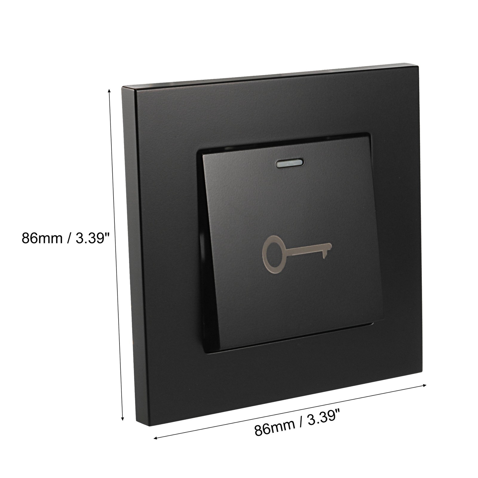 Push to Exit Button Switch Wall Mounted Resettable Square AC 250V 16A