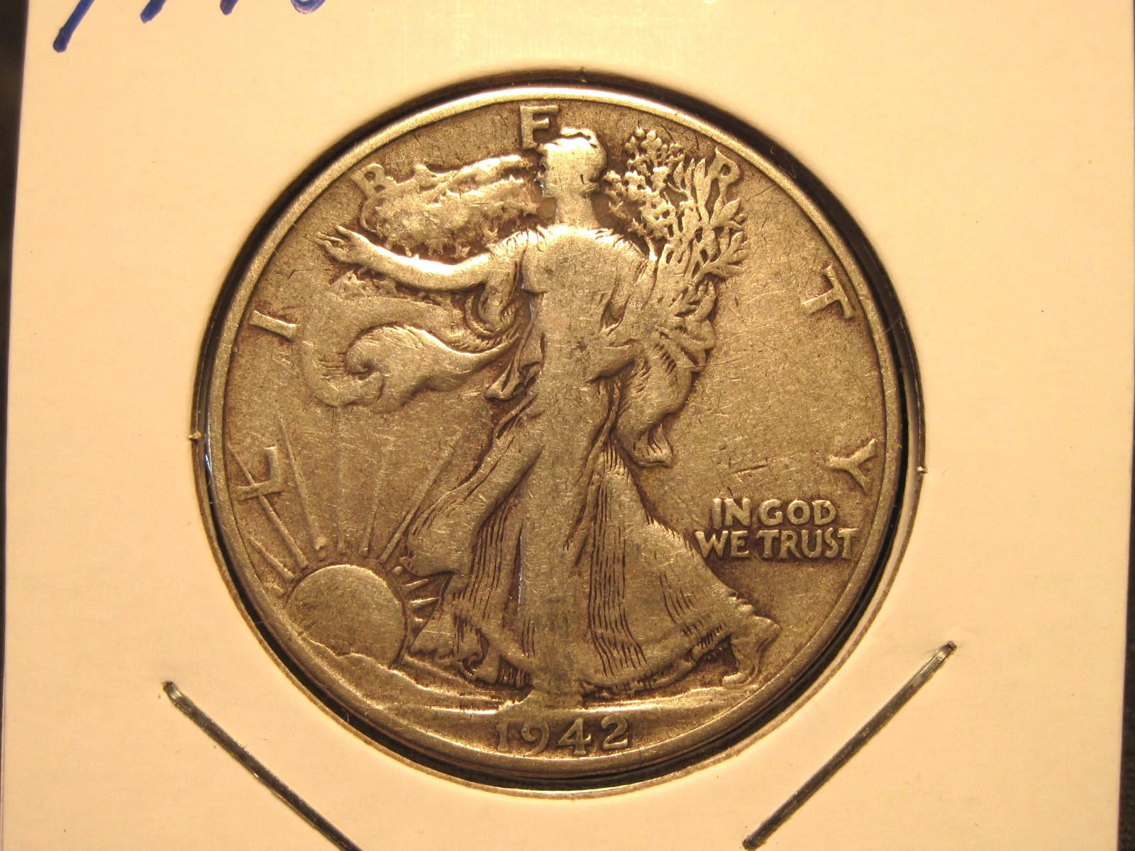 1942 LIBERTY HALF DOLLAR, FREE SHIPPING (#159E)