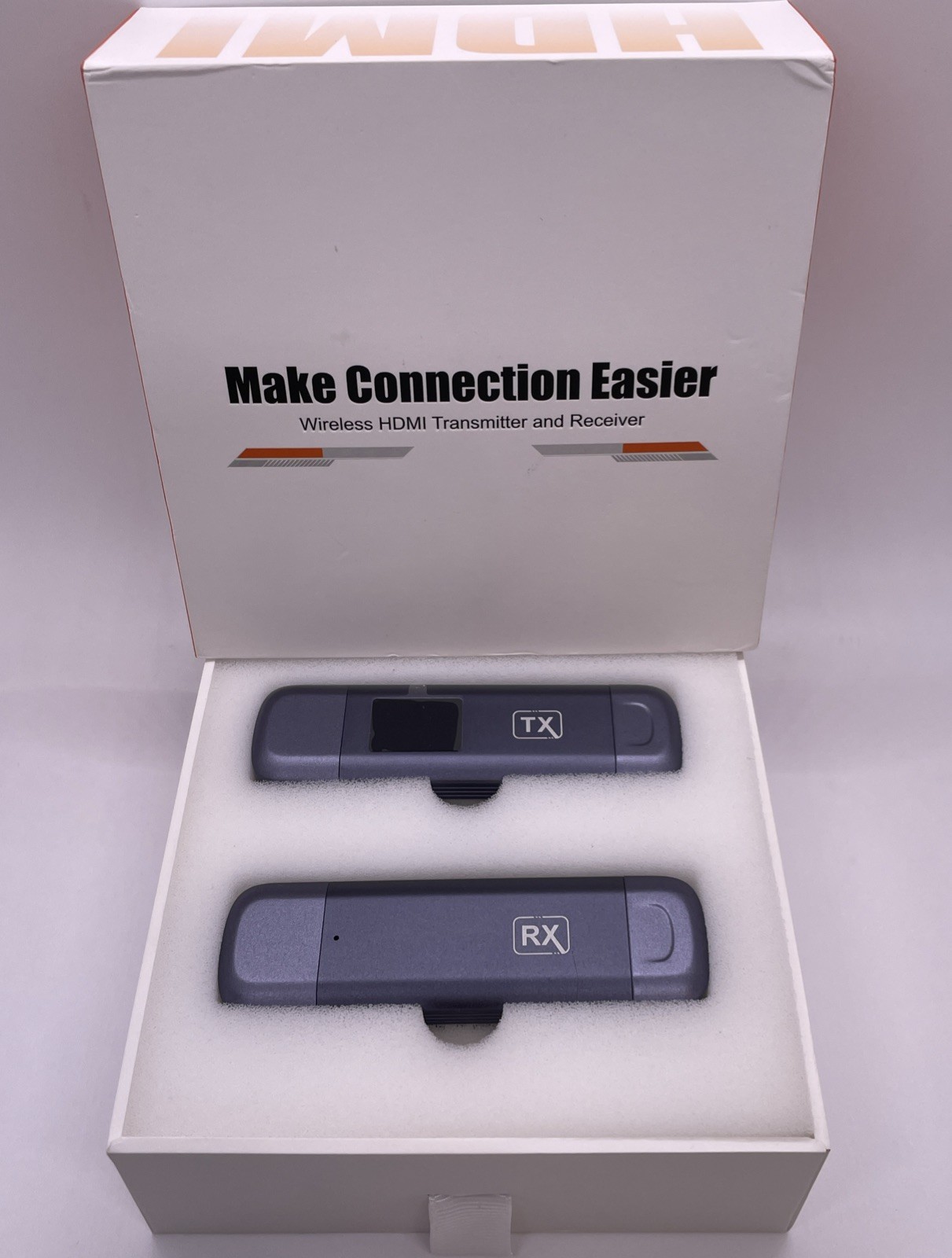 TTQ Wireless HDMI Transmitter and Receiver Kit 1080P 5G/2.4G Dual Band TR60