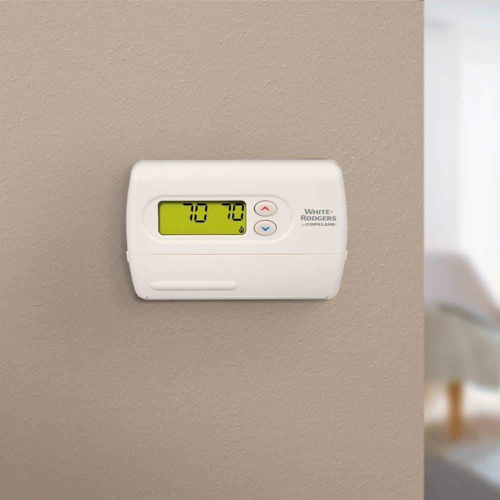 User-Friendly Emerson Thermostat - Non-Programmable for Single-Stage Systems