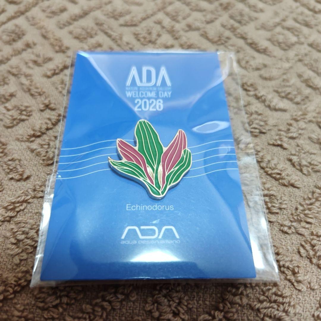 ADA Aqua Design Amano Welcome Day 2026 Pin Badge Novelty Not for Sale
