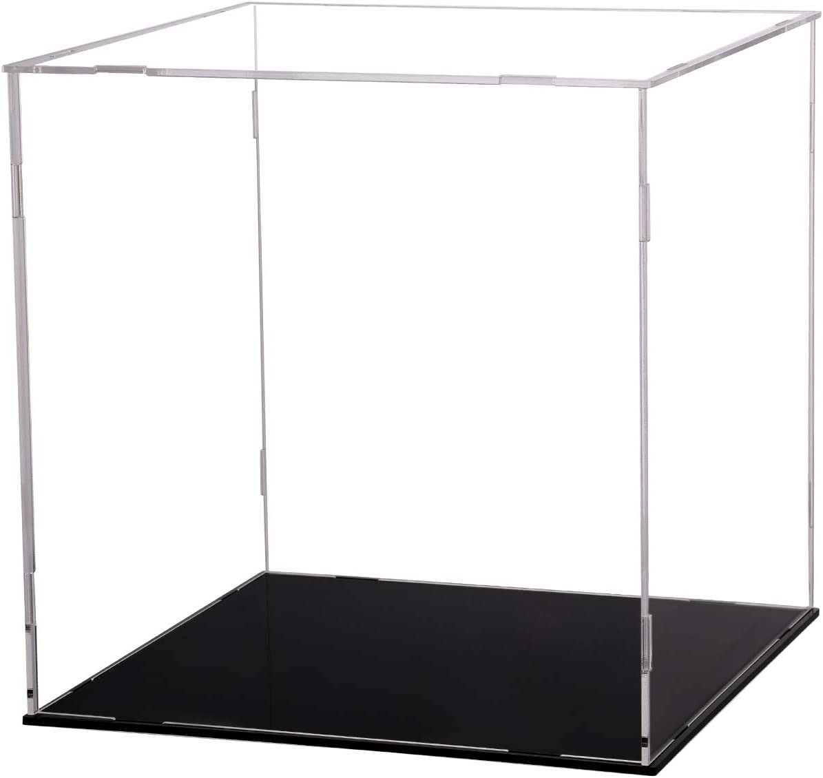 Display Case for Collectibles Assemble Clear Acrylic Box Alternative Glass Ca...
