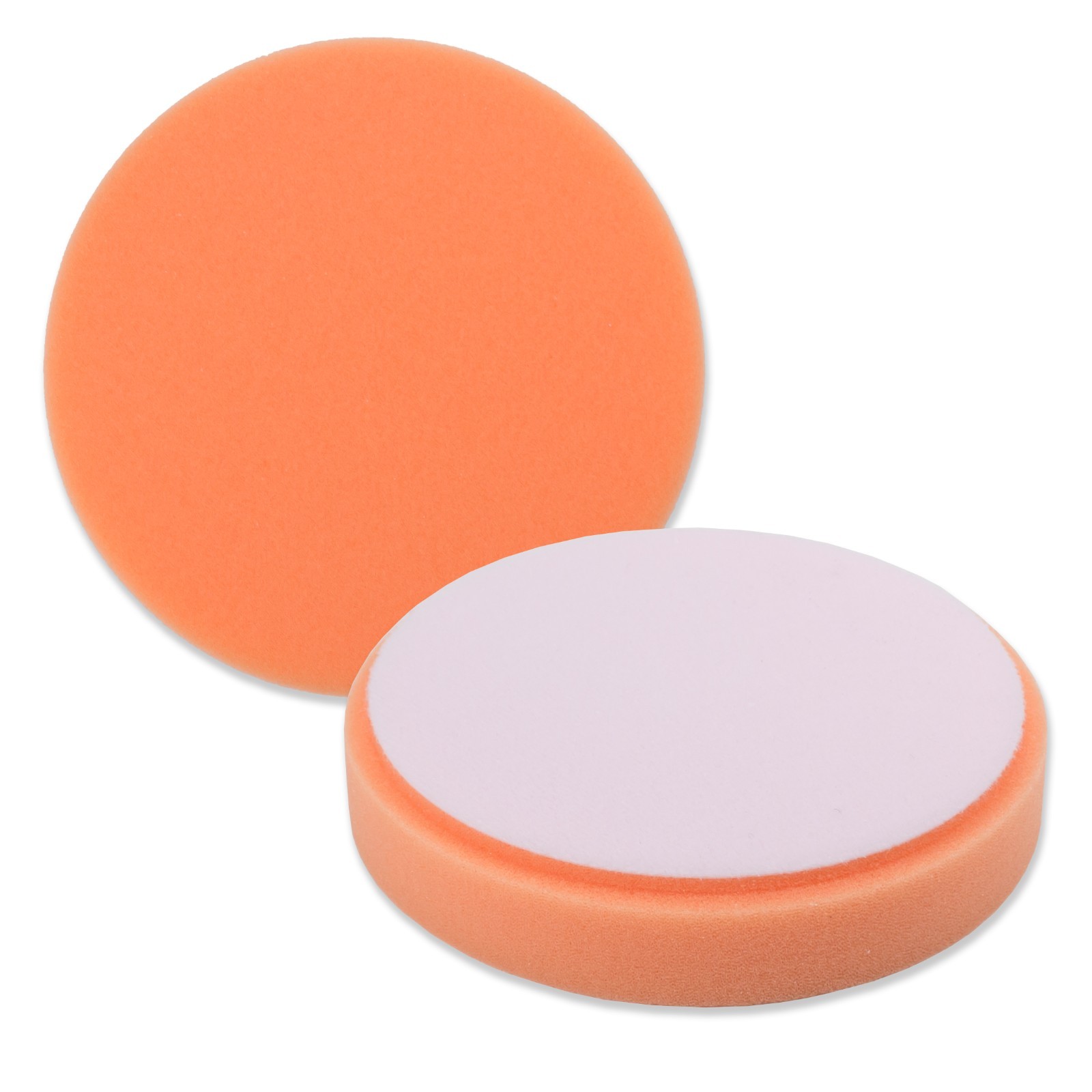 5.5" Orange Foam Medium Cut DA Pad for use with 5" Backing Pads (5 Pack)