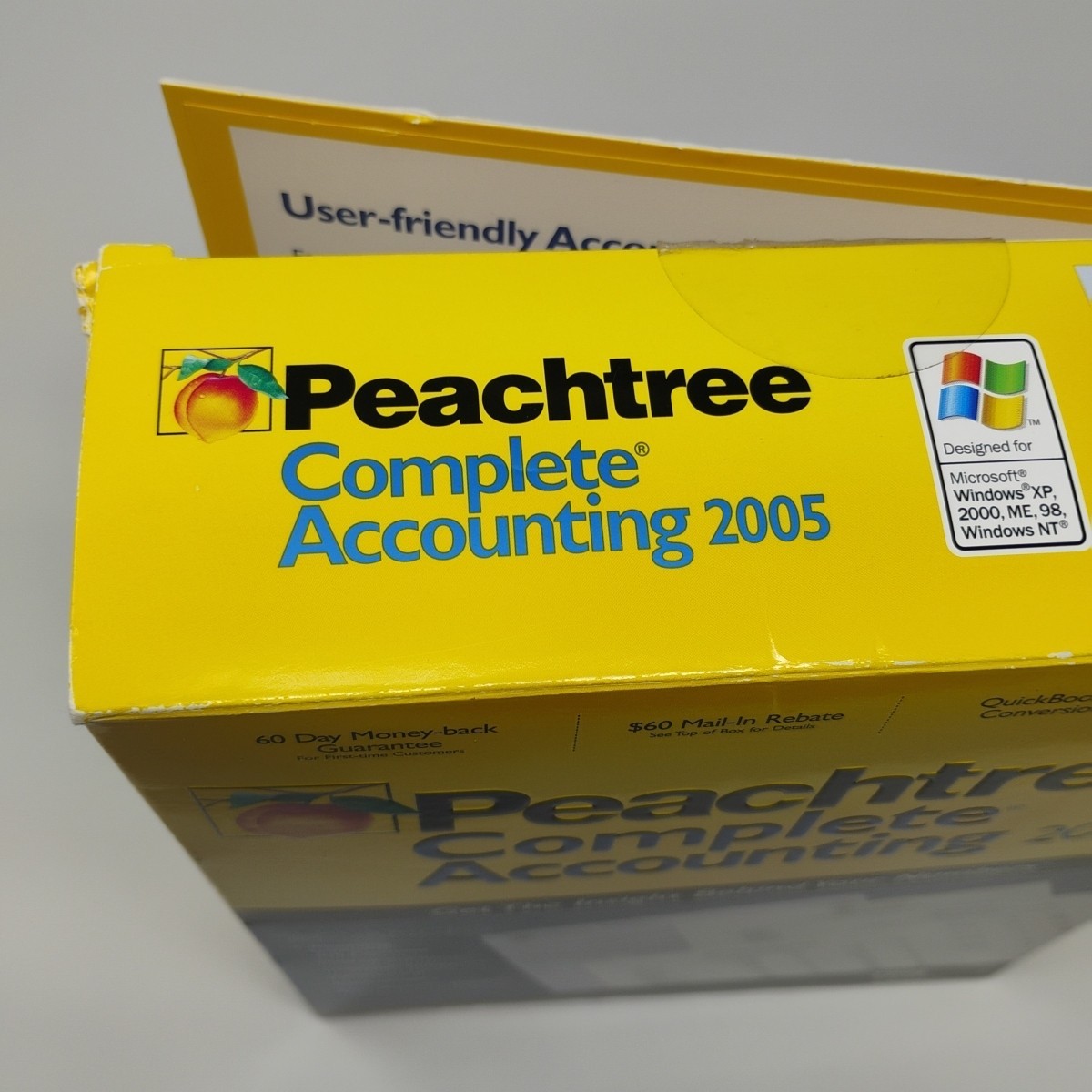 Peachtree Complete Accounting Software 2005 PC Big Box CD-ROM with Serial Number