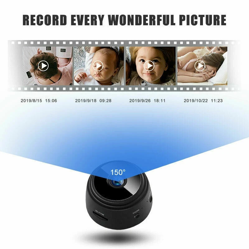 Mini Wireless WiFi Camera 1080P HD Night Vision Home Security DVR