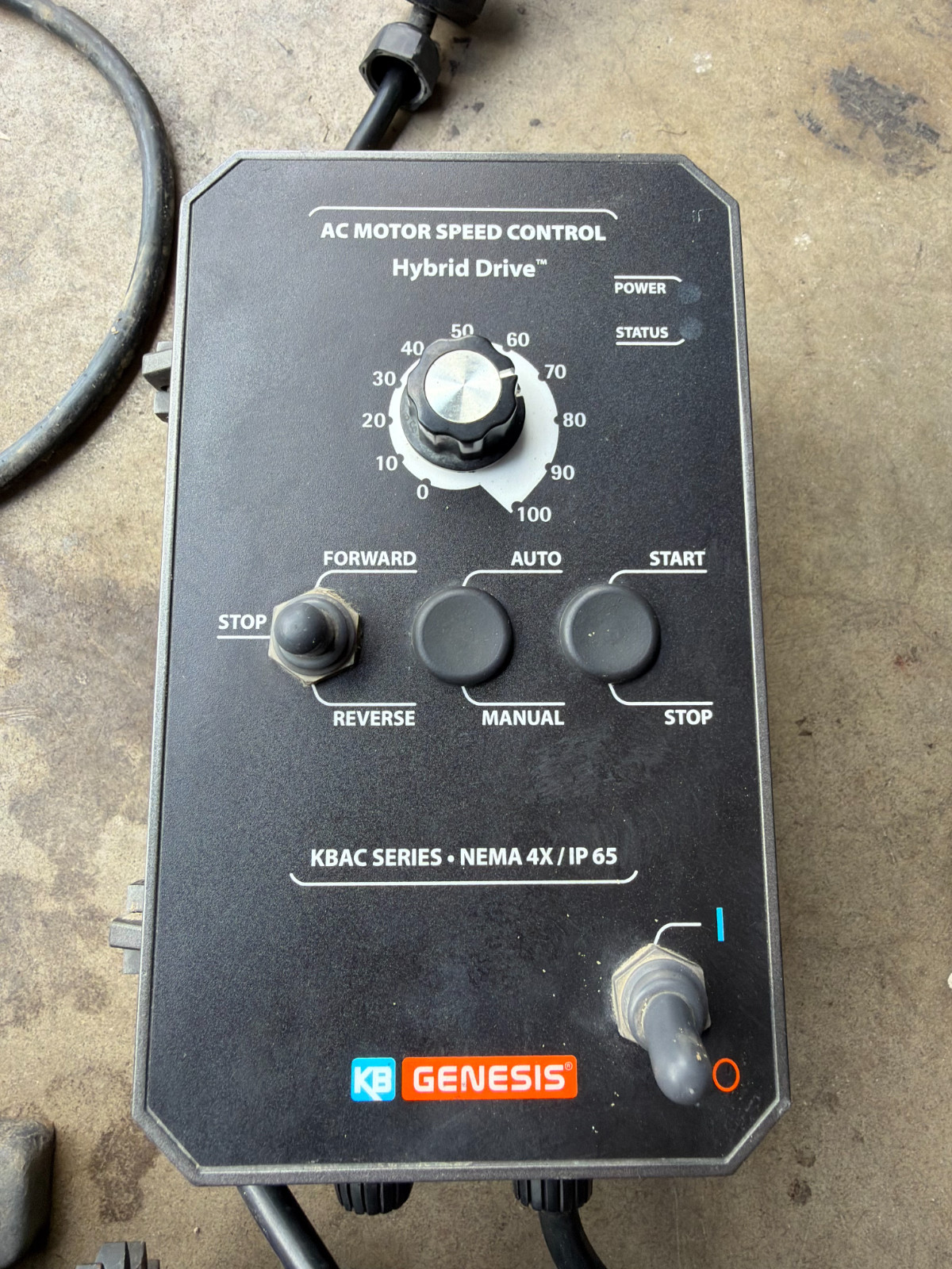KB Genesis AC Motor Speed Controller Hybrid Drive KBCA-45 Black