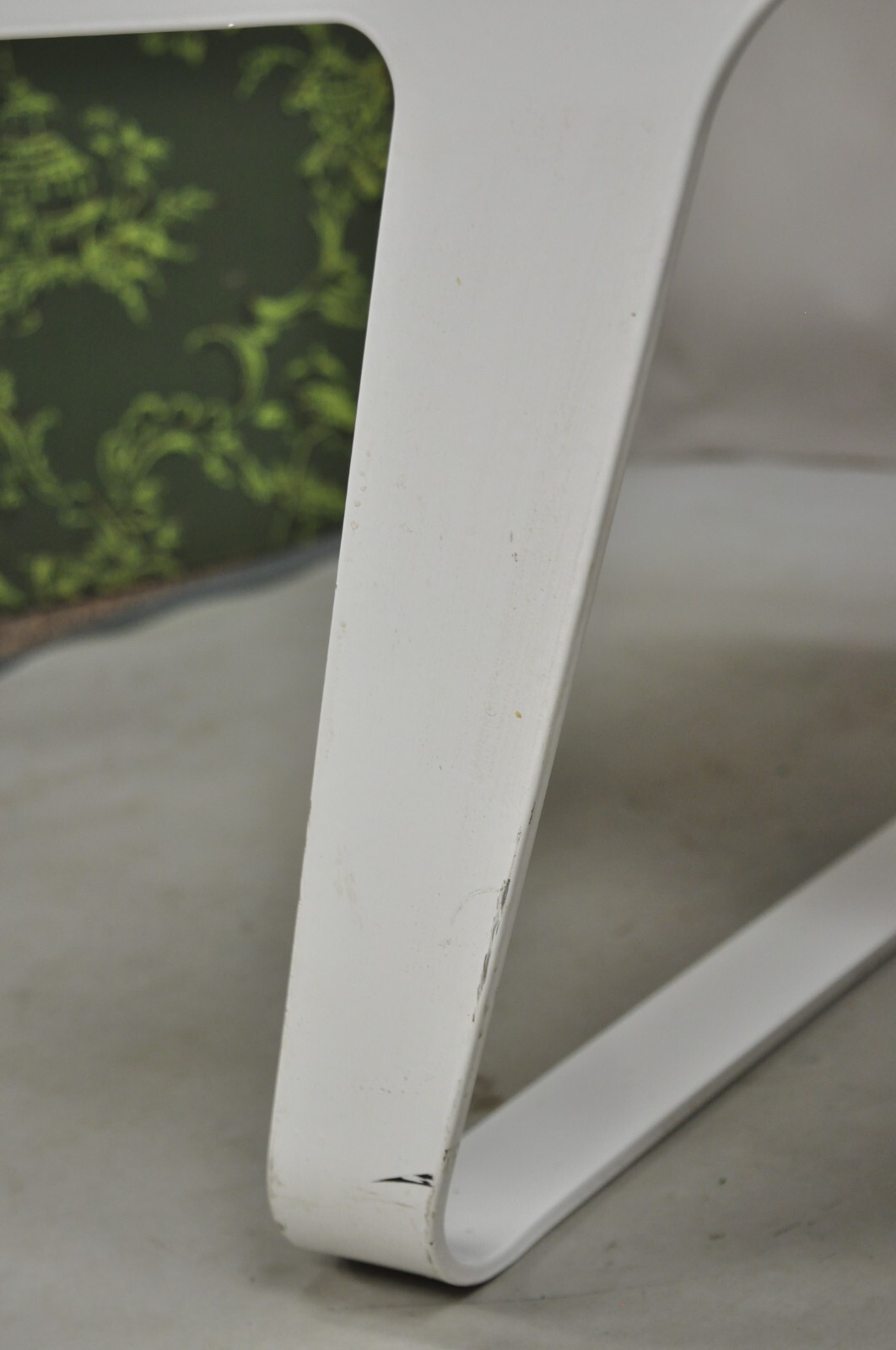 Contemporary Modern 72" White Steel Metal Entryway Bench w End Tables by WB Wood