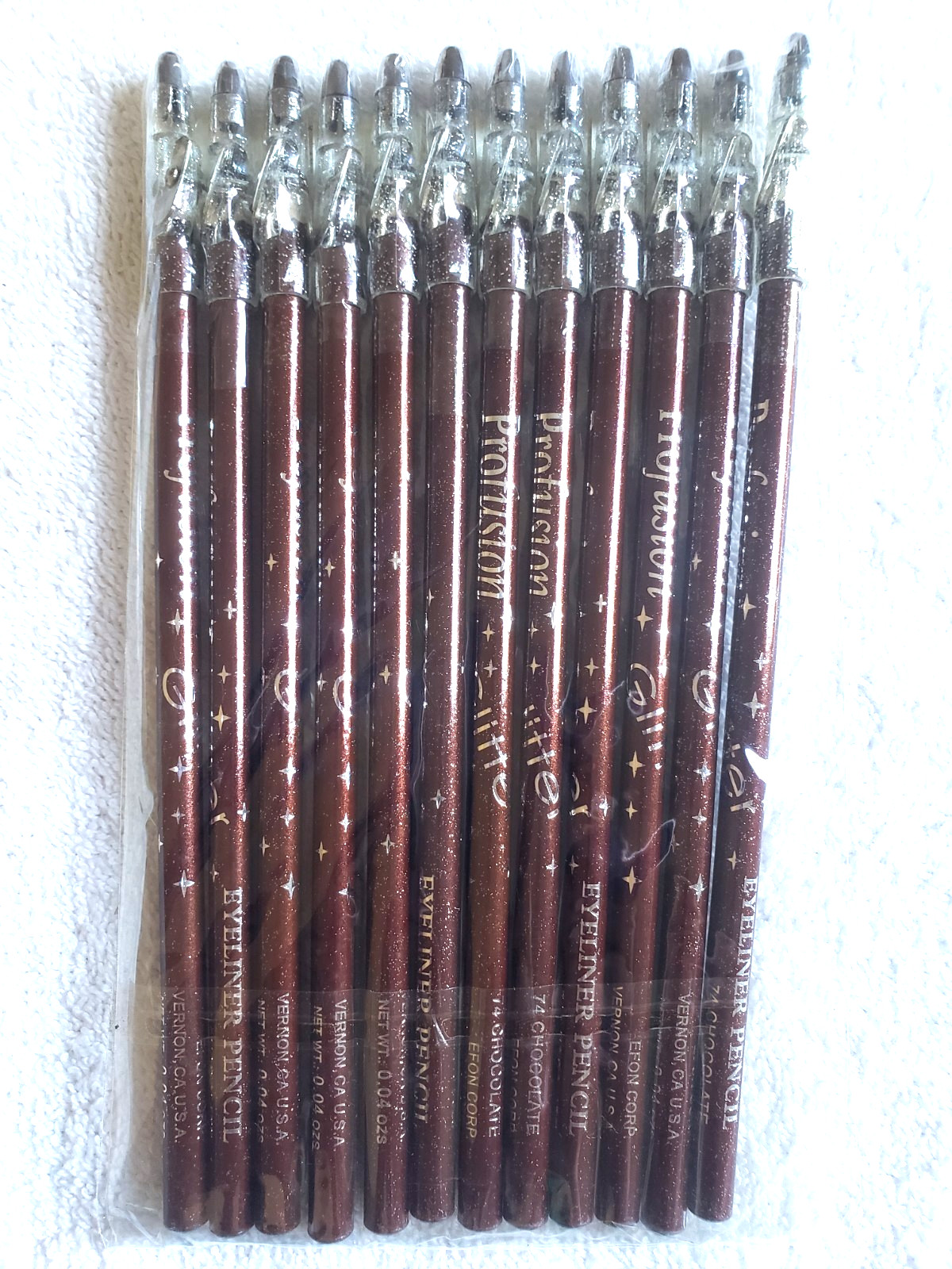 Glitter Eyeliner Pencil Select Your Color 12 Liner Lot Profusion Cosmetic