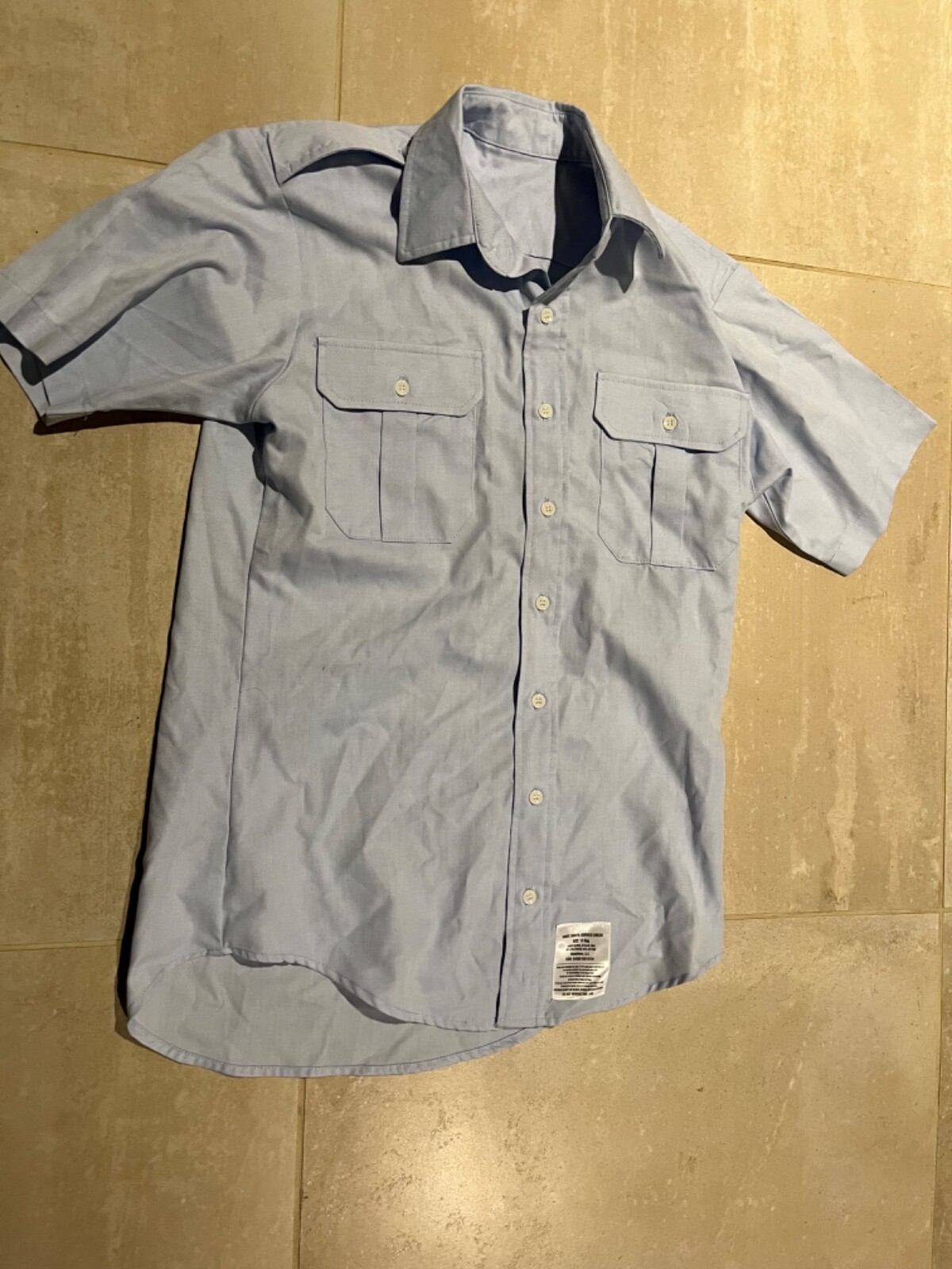 us airforce shirt short sleeve dress med, used