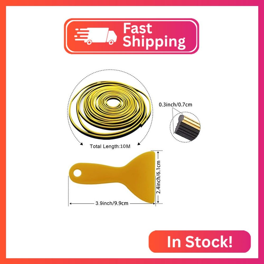 Car Interior Trim Strips,Universal 33ft Car Electroplating Decoration Styling Do